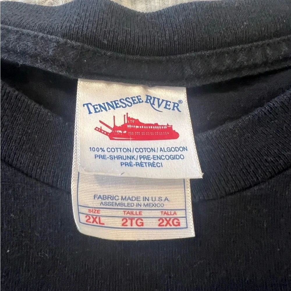 Vintage Orange County Choppers Tee Men’s 2XL Black Tennessee River Tag - Picture 6 of 6